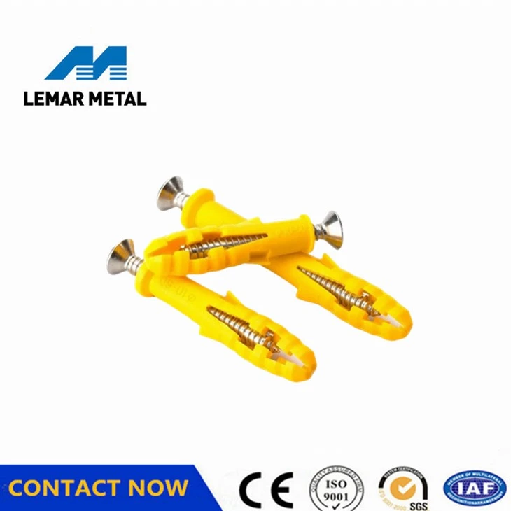 Plastic Drywall Ribbed Anchors